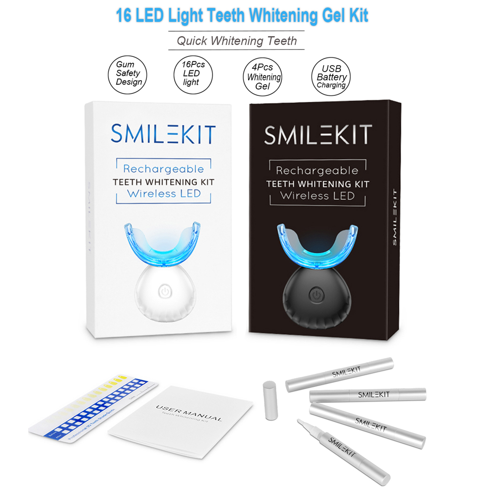Teeth Whitening Bleaching Kit - Dental Teeth Whitening Kit Mini 16