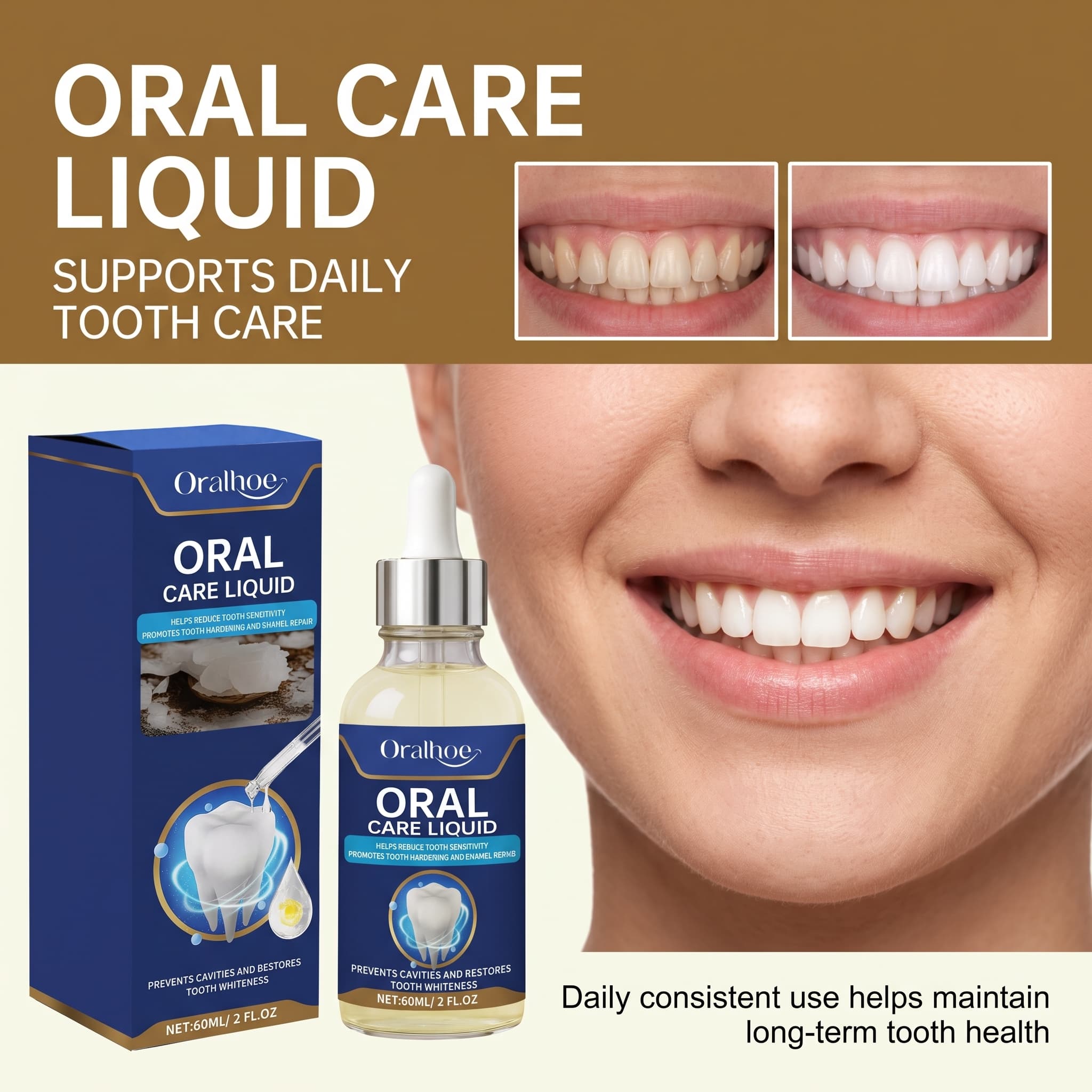 Enamel Repair Serum - Gum Repair Care Serum Gentle Deep