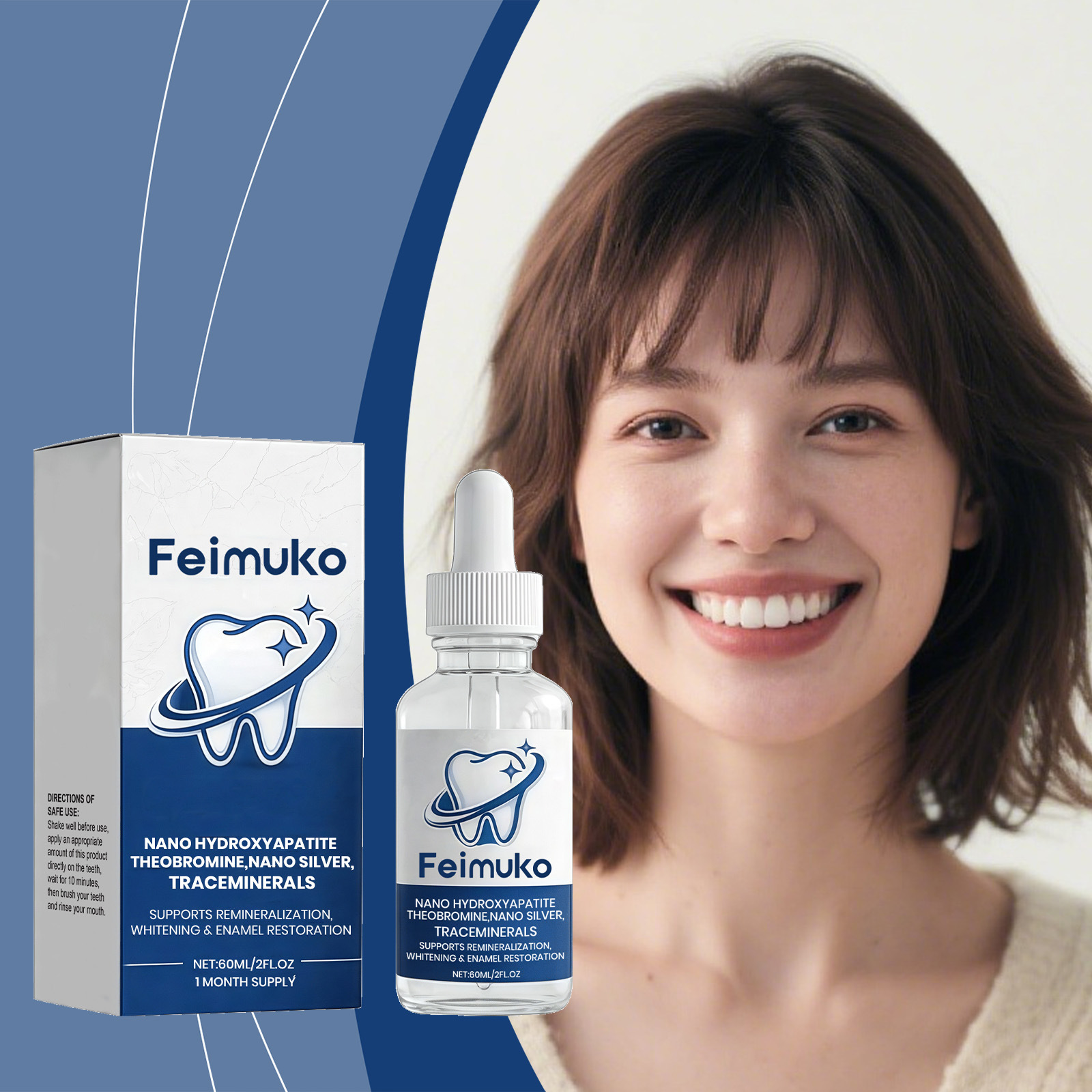 Enamel Repair Serum - Feimuko Teeth Remineralizing Serum Enamel Repair