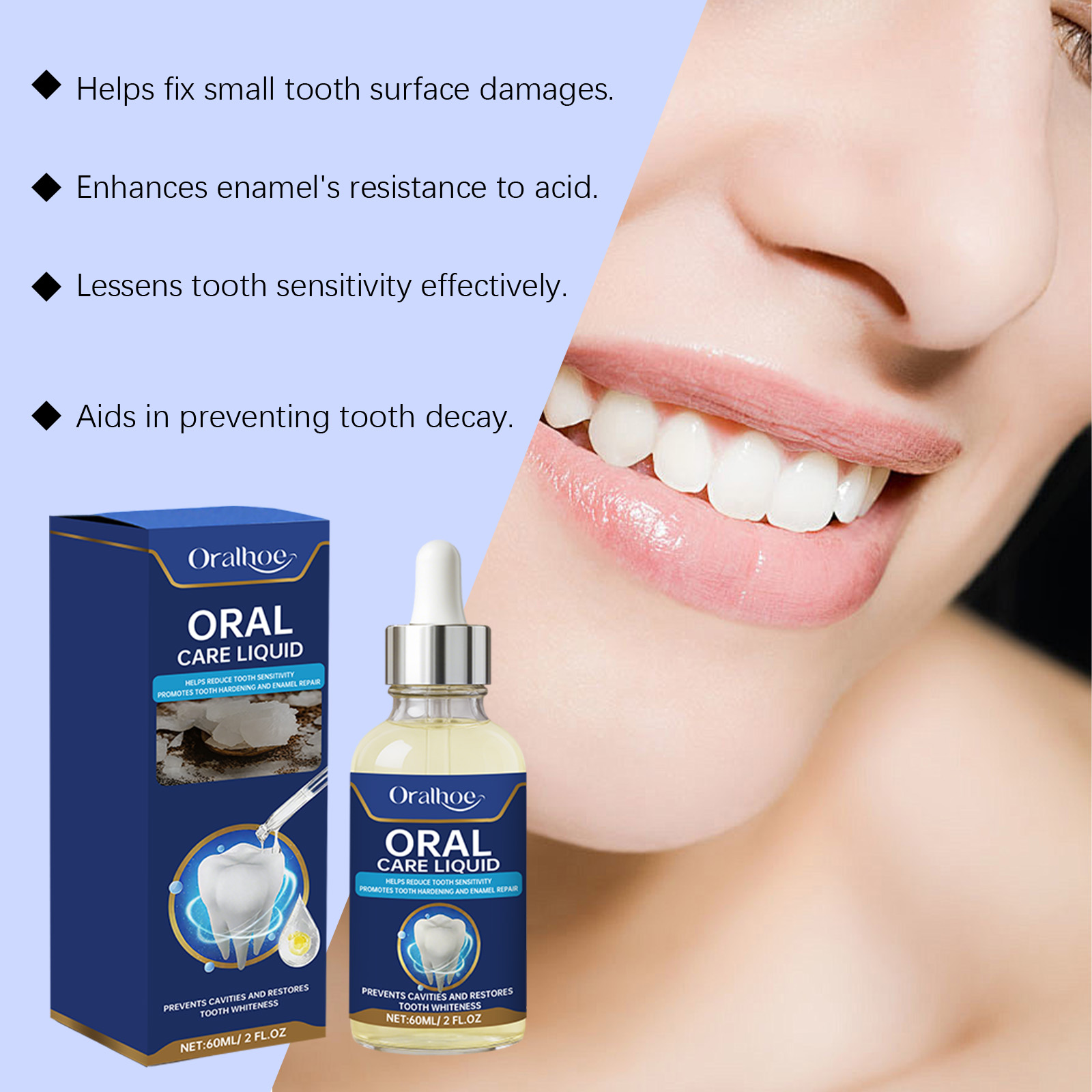 Enamel Repair Serum - Teeth Whitening Essence Remove Tartar Stains