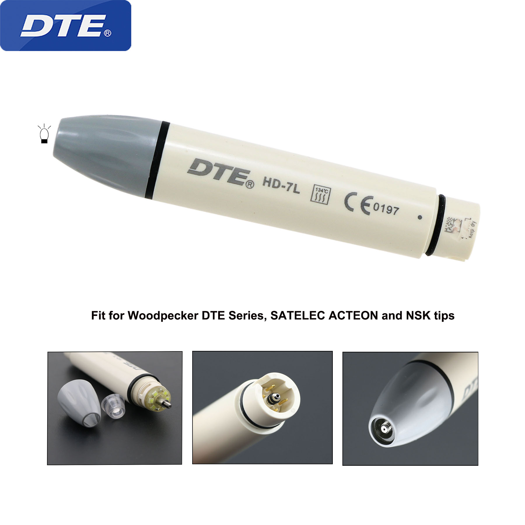 Teeth Whitening Tips - Woodpecker DTE Dental Ultrasonic Piezo Scaler