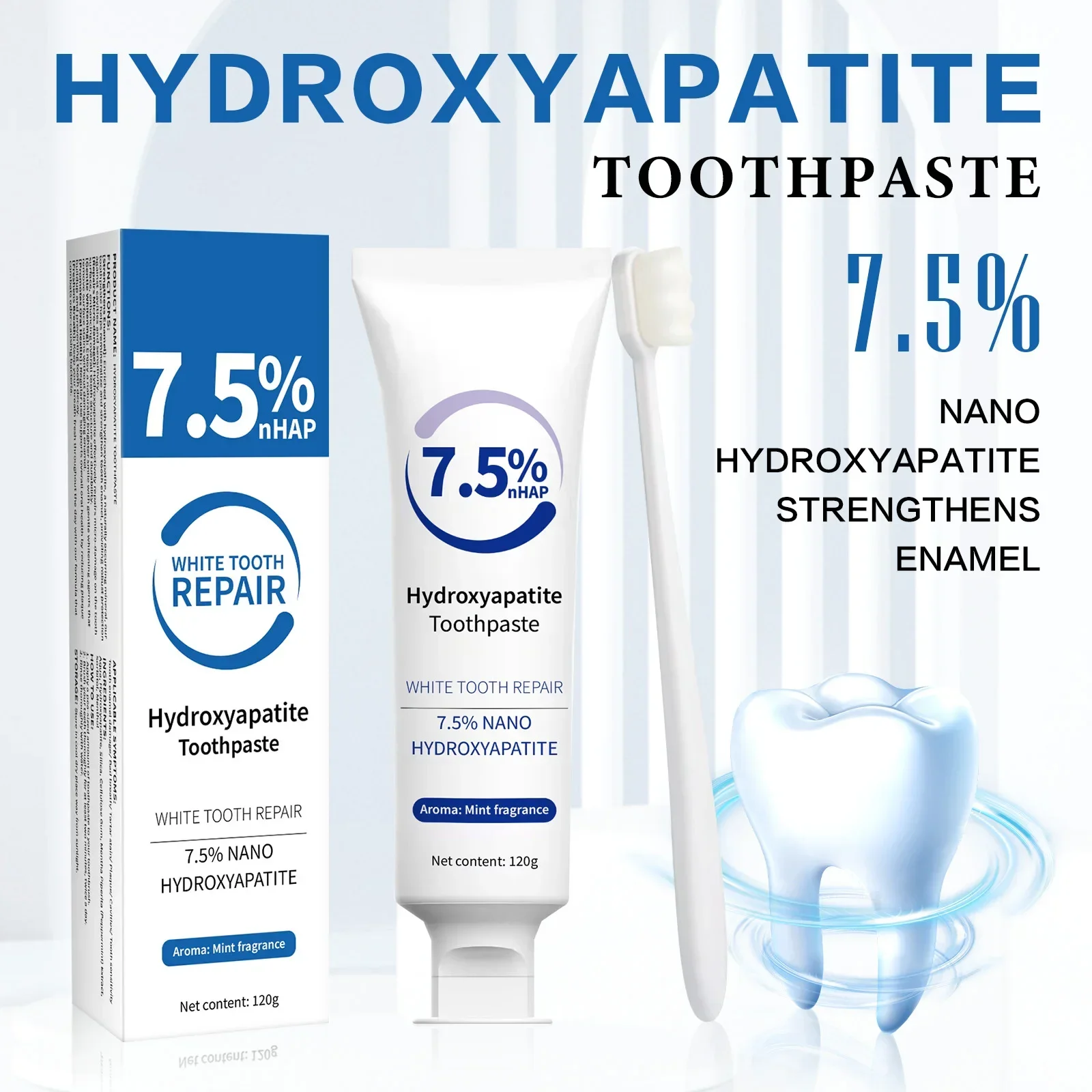 Teeth Whitening That Works - Toothpaste & Whitening Pen Kit -