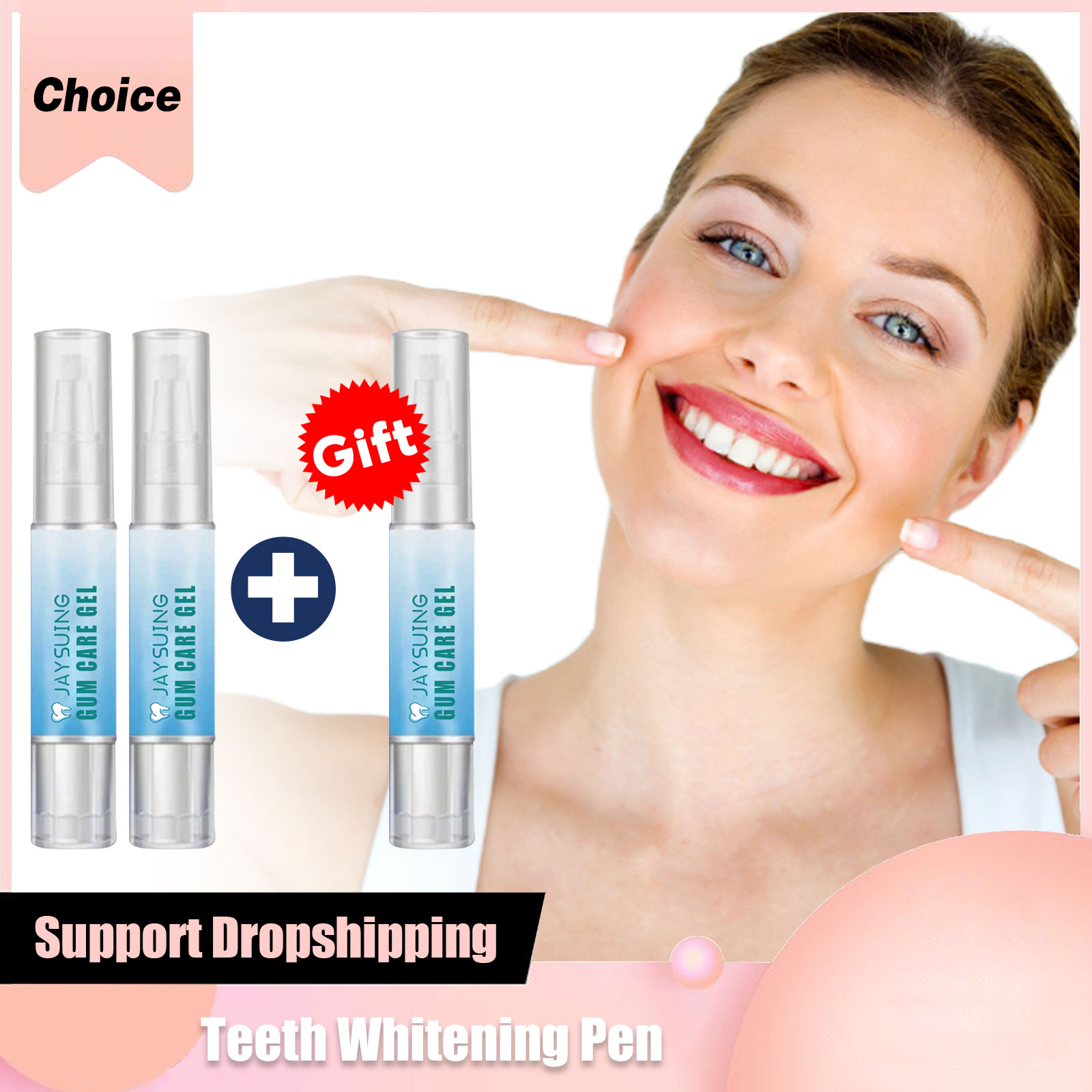 Teeth Whitening Bleaching Kit - Dazzling White Teeth Whitening Pen Tooth