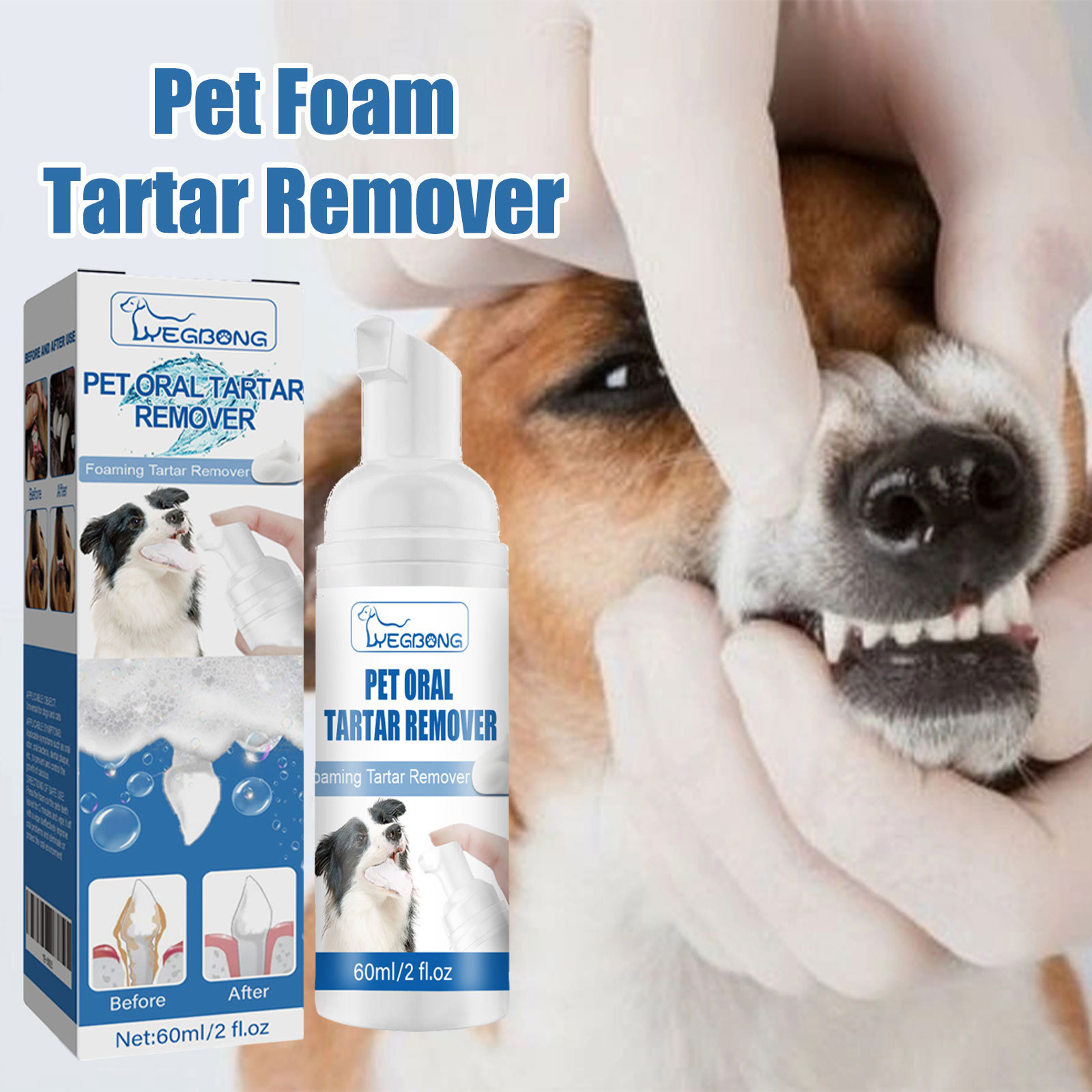Pet Oral Tartar Remover Spray  - Teeth Whitening Foam ulasan dan harga