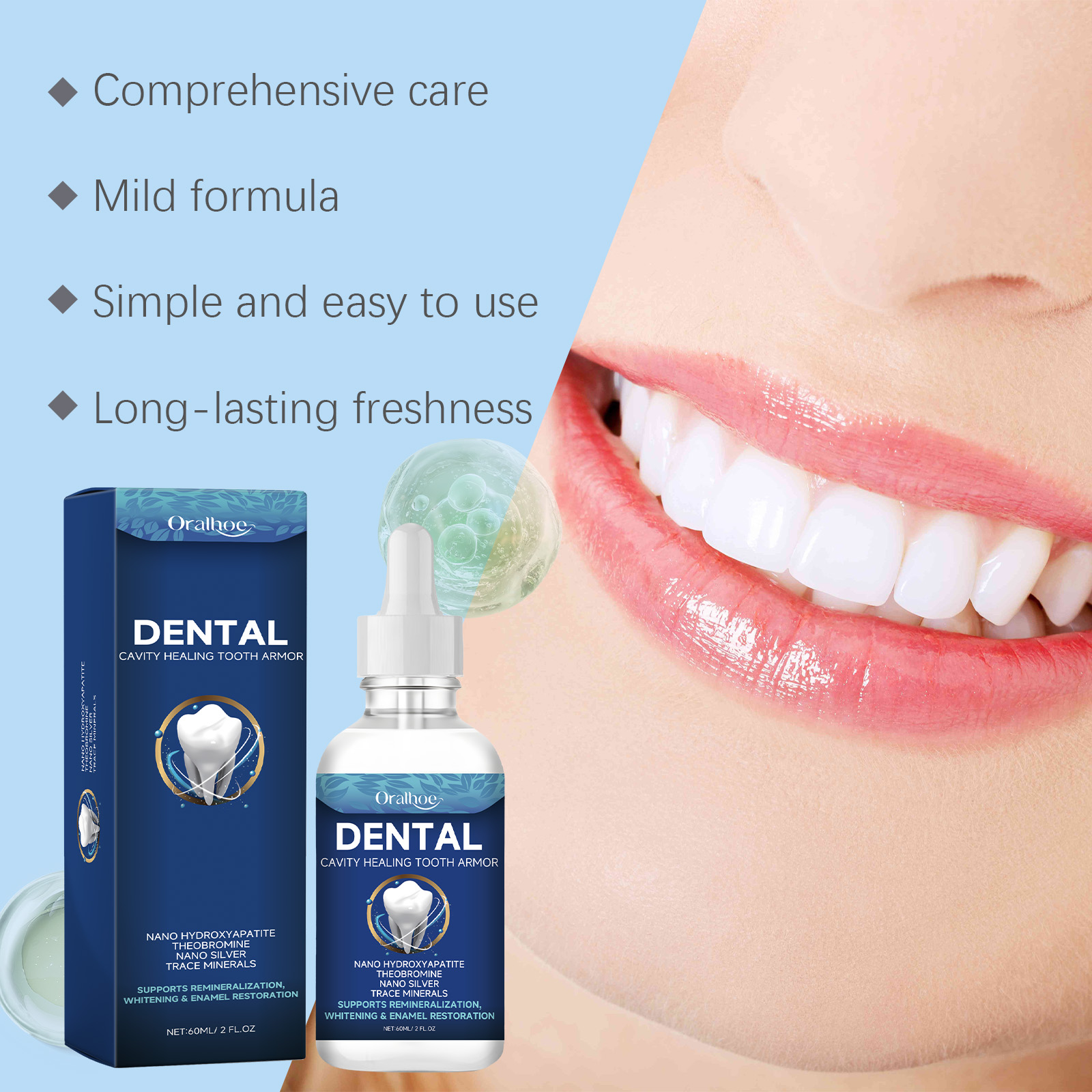 Dental Care Liquid Lasting Rap - Enamel Repair Serum ulasan dan harga
