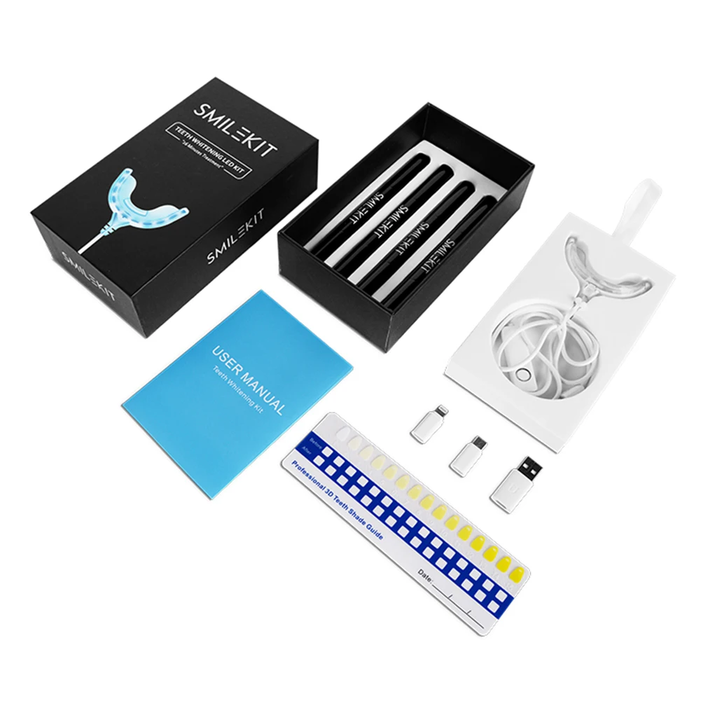 Smart Timing 16 LED Cold Light - Teeth Whitening Bleaching Kit ulasan dan harga