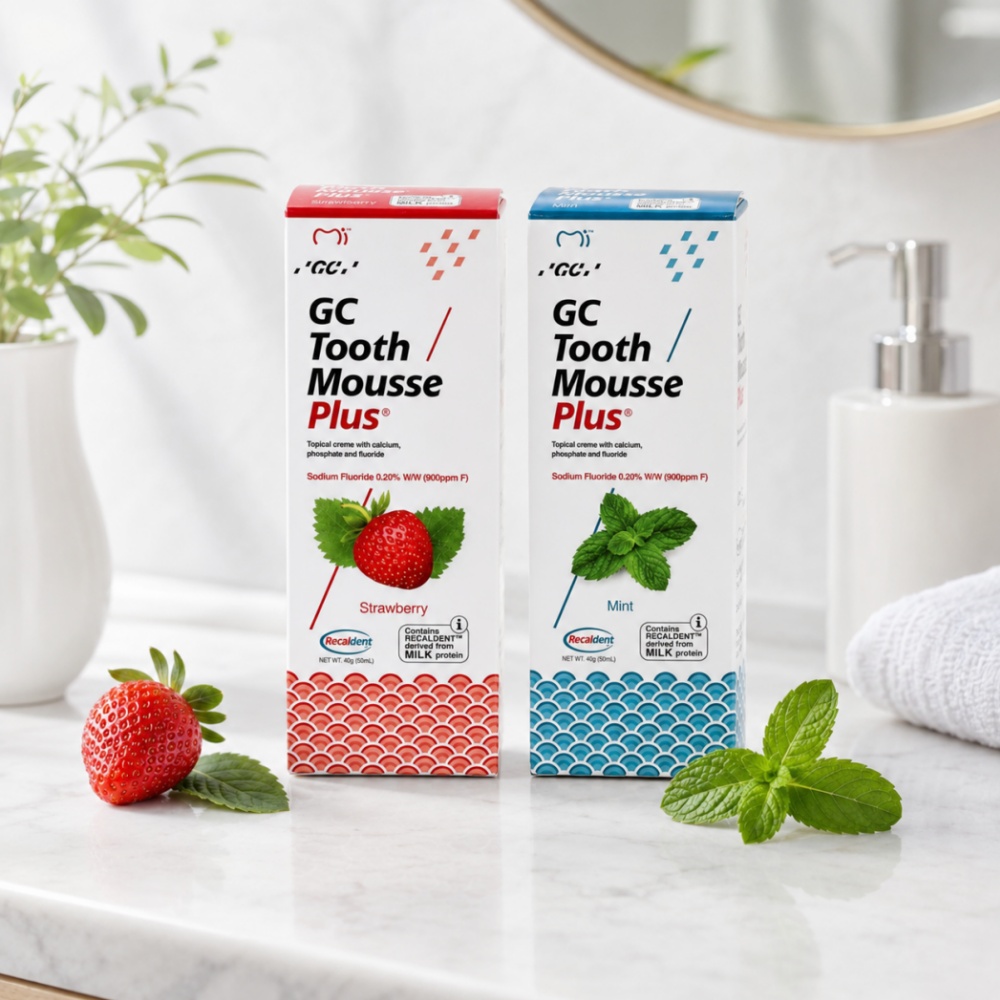 GCTooth Mousse Plus Mint Straw - Teeth Whitening Foam ulasan dan harga