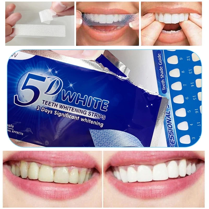 1/7/14pair Teeth Whitening Str - Teeth Whitening Bleaching Kit ulasan dan harga