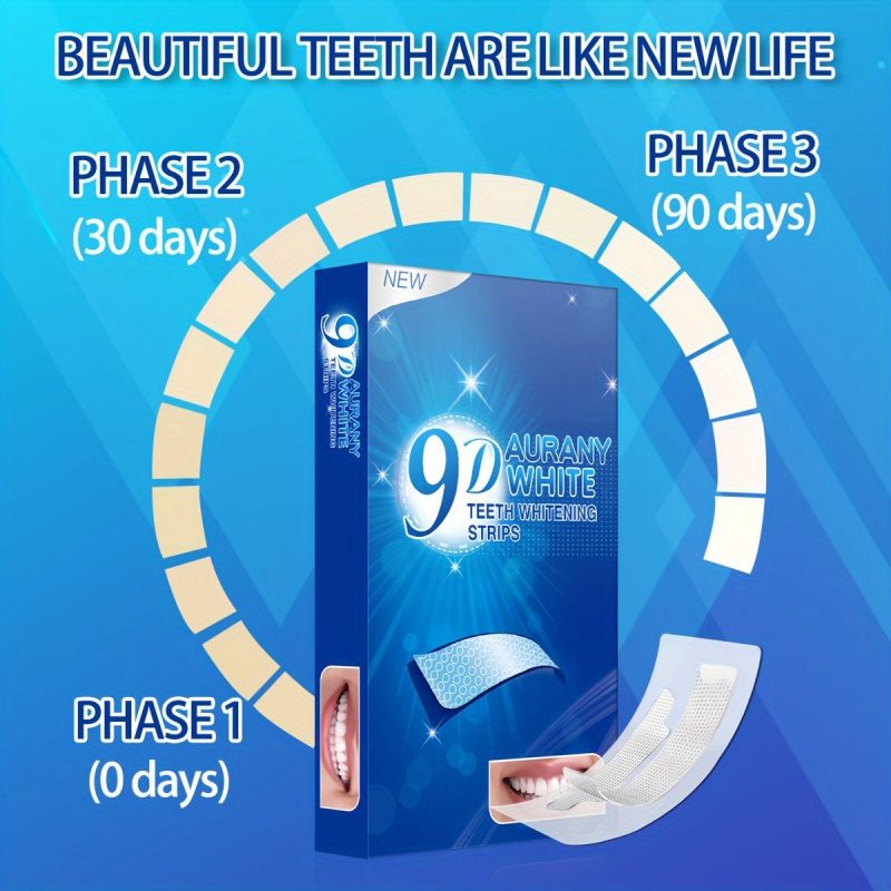 21 Pairs of 9D Aurany White Te - Teeth Whitening Ai ulasan dan harga