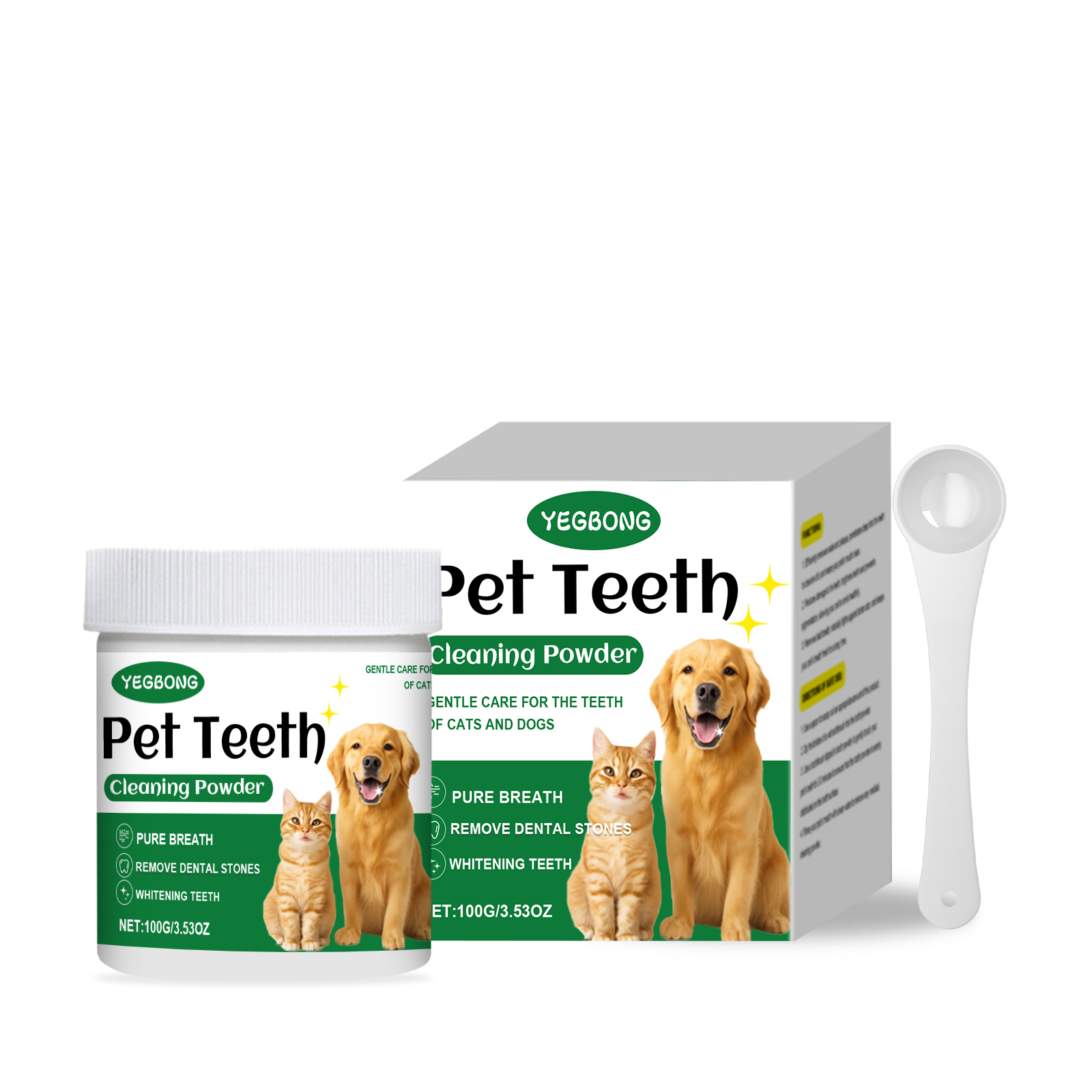 Pet Teeth Cleaning Powder Redu - Teeth Whitening Ai ulasan dan harga