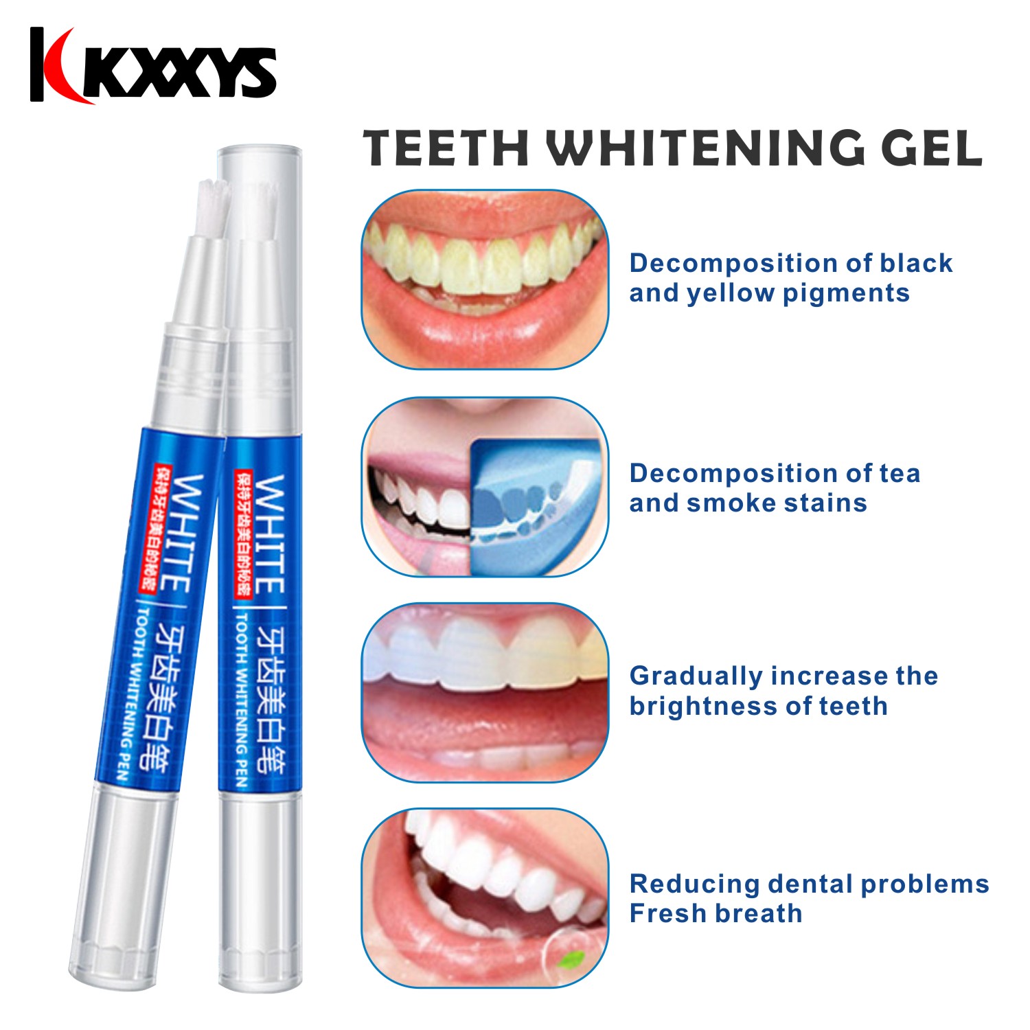 2pcs*3ml Popular White Teeth W - Teeth Whitening Bleaching Kit ulasan dan harga