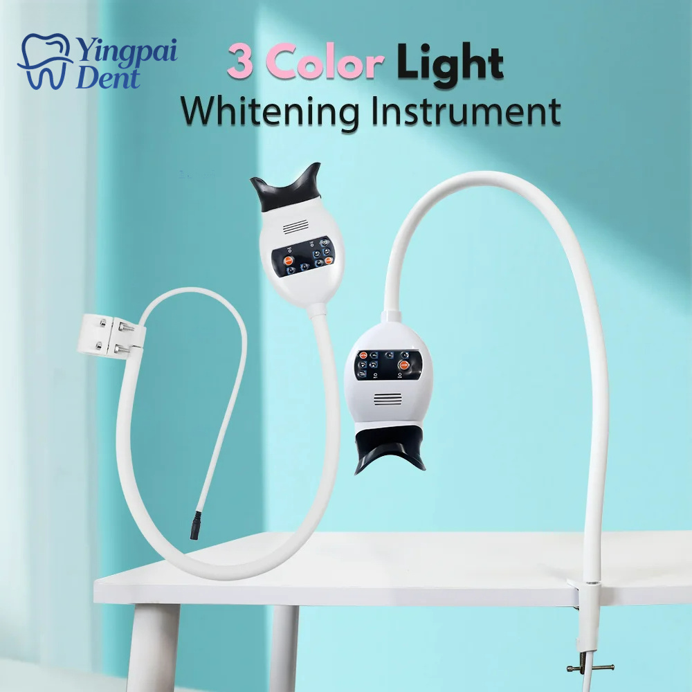 Adjustable 3 Colors LED Teeth  - Teeth Whitening Bleach ulasan dan harga