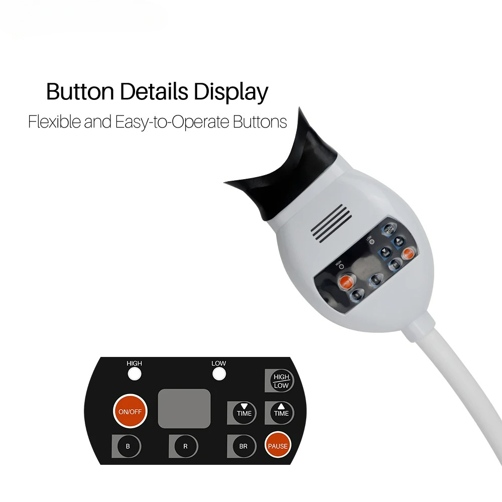 Adjustable 3 Colors LED Teeth  - Teeth Whitening Bleach ulasan dan harga