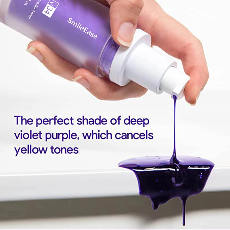 45ml Smilekit Purple Tooth Mou - Teeth Whitening Foam ulasan dan harga