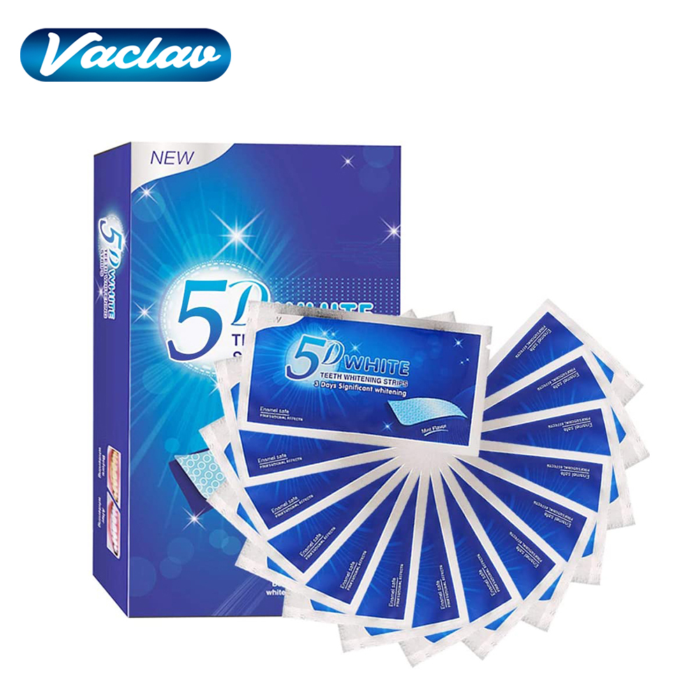 5D White Teeth Whitening Strip - Teeth Whitening Ai ulasan dan harga