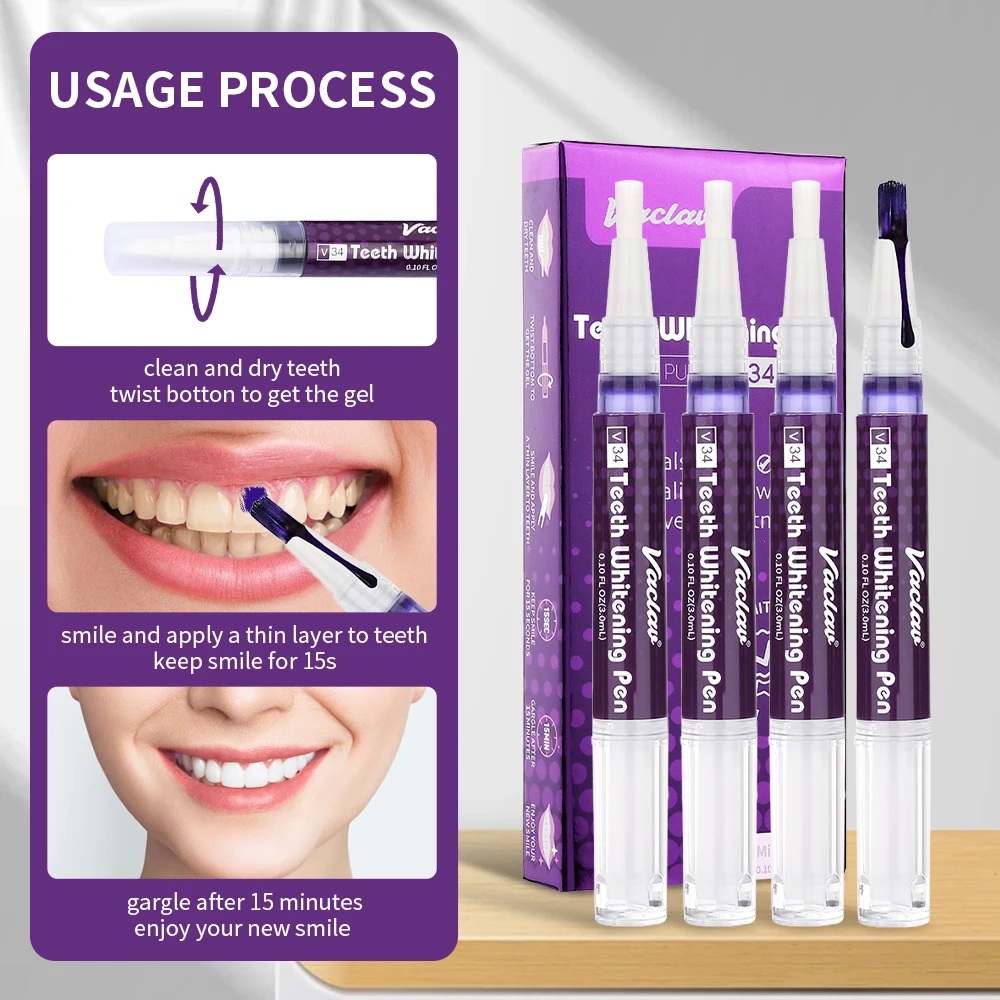 Vaclav V34 Purple teeth whiten - Teeth Whitening Ai ulasan dan harga